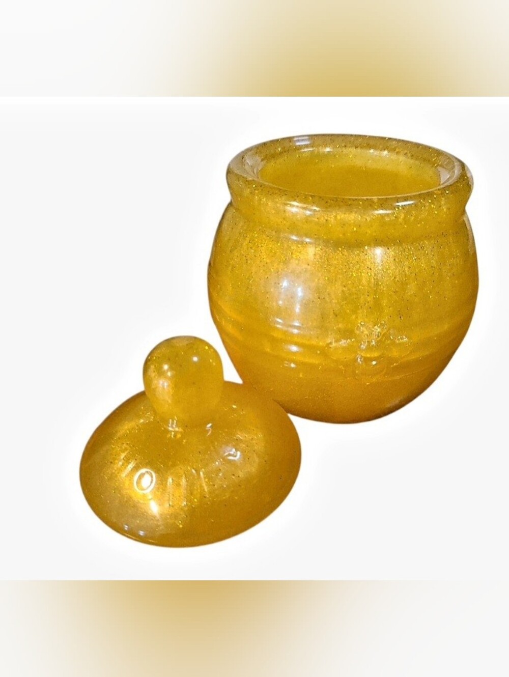 Acrylic FOODGRADE Honey Pot Jar